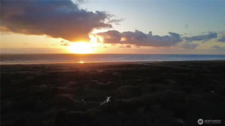 Sunset from the beach!