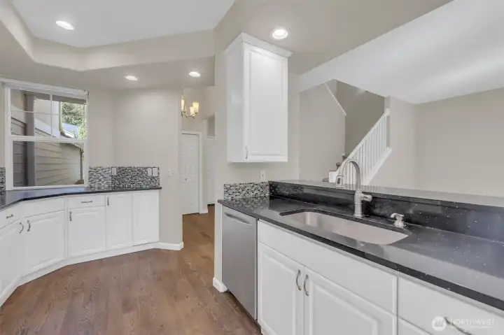 Kitchen with stainless applainces