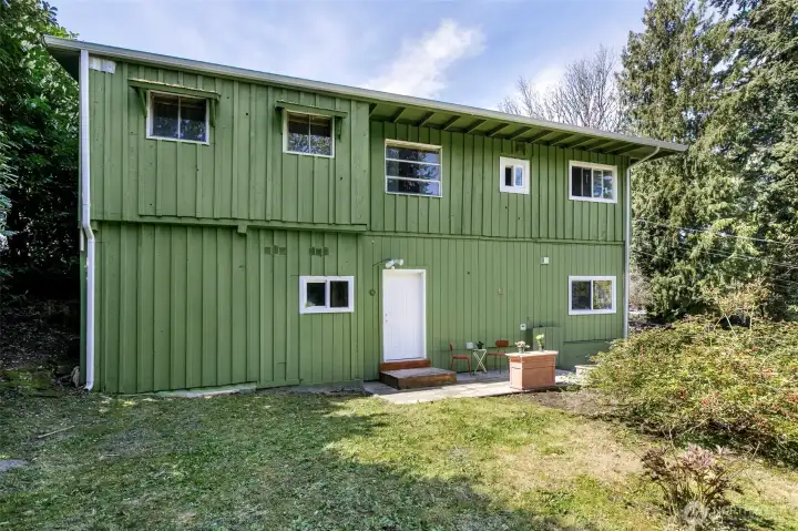 private entrance to the lower level