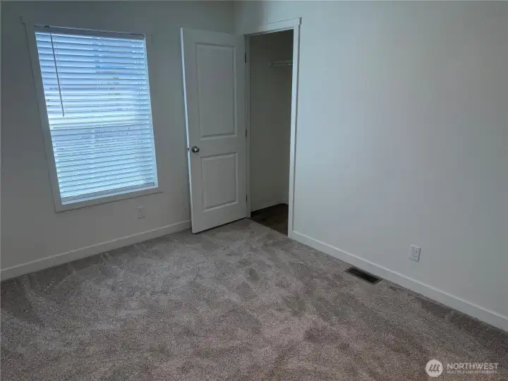 Bedroom 2 closet area.