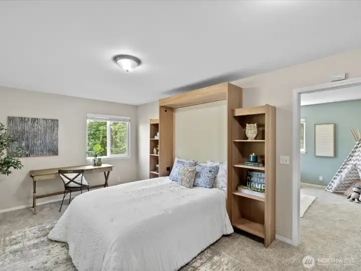 Murphy Bed shown in place.