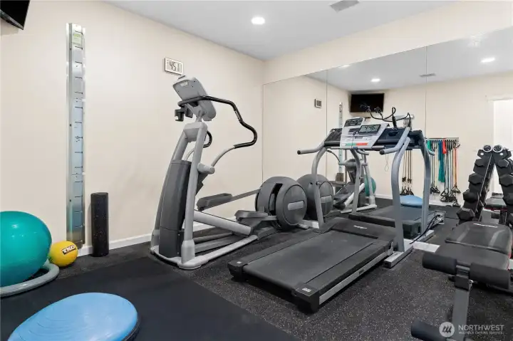 Fully Equipped Fitness Room