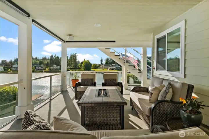 Covered Deck, Hot Tub and Electrical Hook Ups
