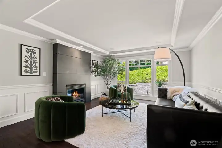 Living Room with Fireplace