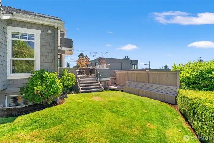 Large Side Yard for Play