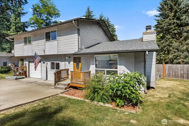 Front angled view of the duplex. Front angled view of the duplex.