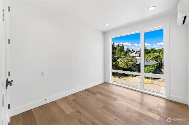 Privacy and luxury extend to dual ensuite bedrooms. A light box alcove offers a myriad of uses from a gathering area to a media center or inspiring homework space.