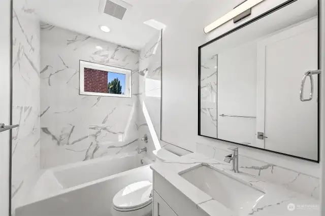 Privacy and luxury extend to dual ensuite bedrooms. A light box alcove offers a myriad of uses from a gathering area to a media center or inspiring homework space.