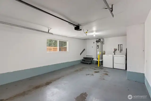 Utility room in garage