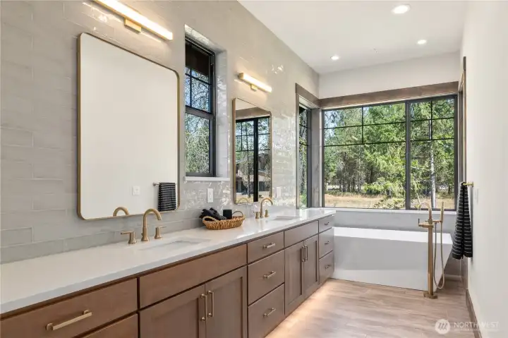 Images are references of an already built home at 421 Southern Star, showcasing interiors for presale.