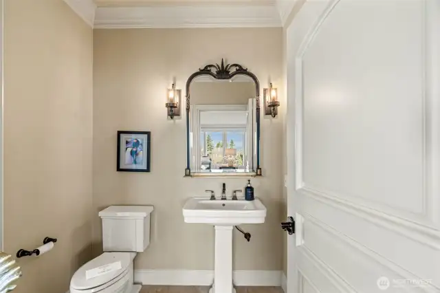 Main floor powder room.