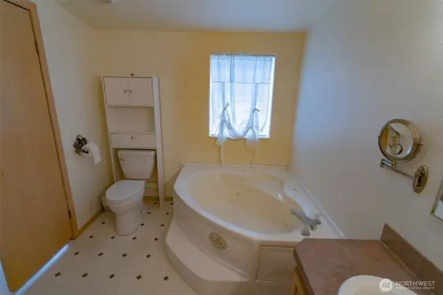 Look at that great jetted tub.