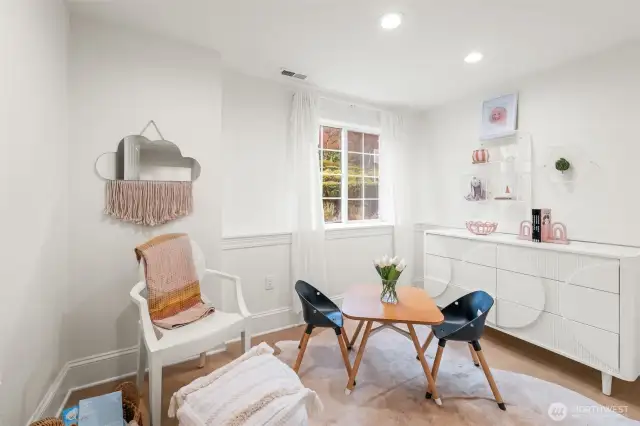 Bedroom or flex space, darling!