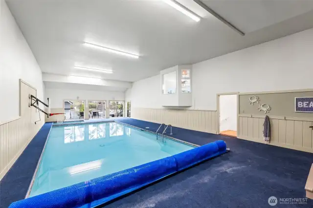 This 16x36 ft heated pool will be a year round hit