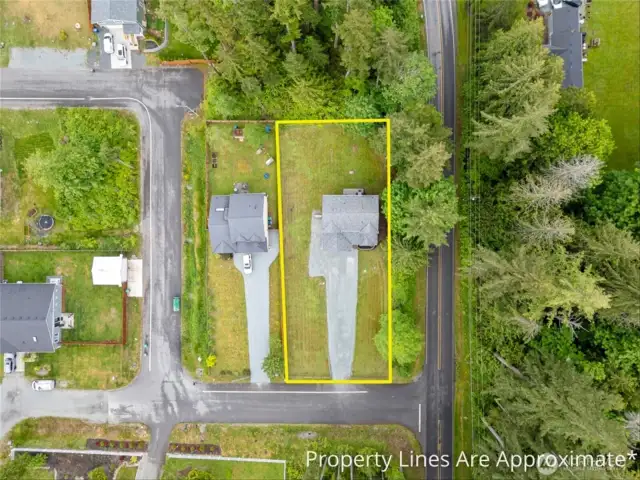 Just shy of a half acre!