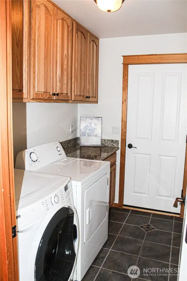 utility room to garage