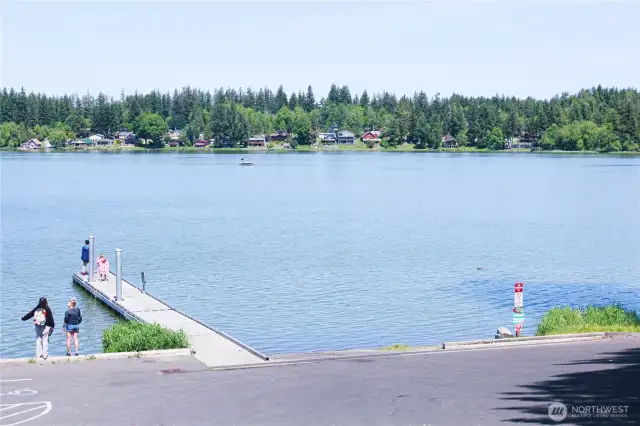 community area, boat launch, dock, etc