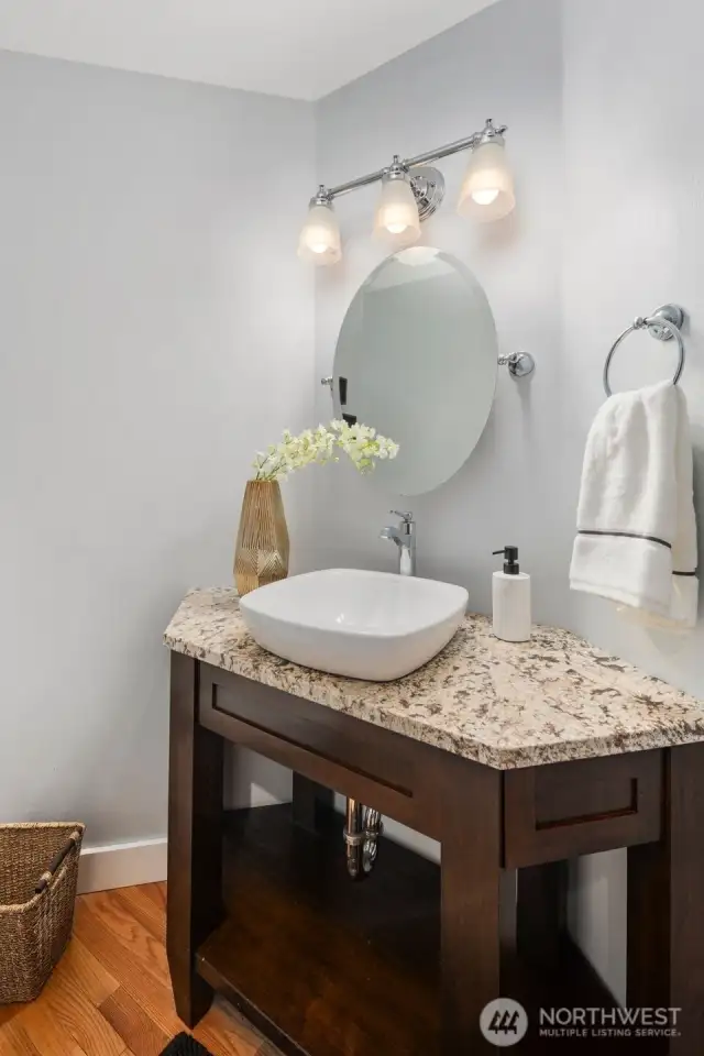 Powder Room on Main Level