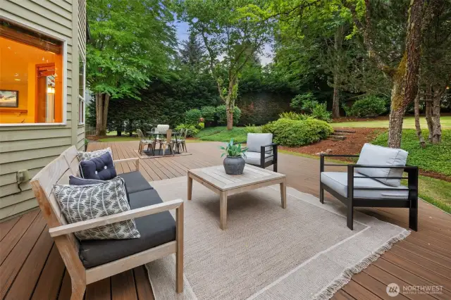 Space for barbecue, relaxation, and much more.