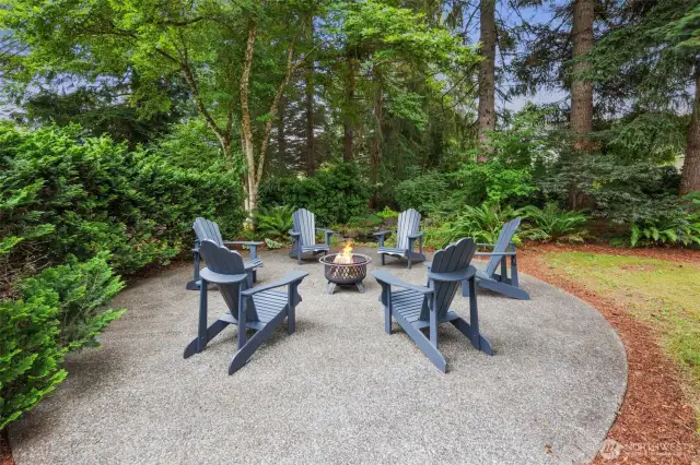 Fire Pit with Pond