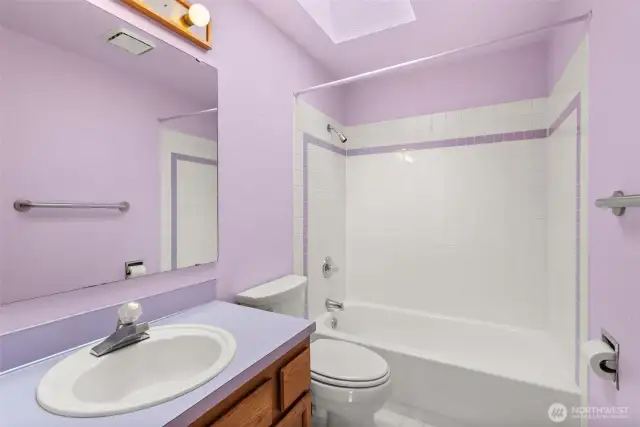 Main level second full bath