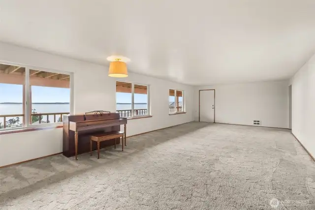 Lower level rec room