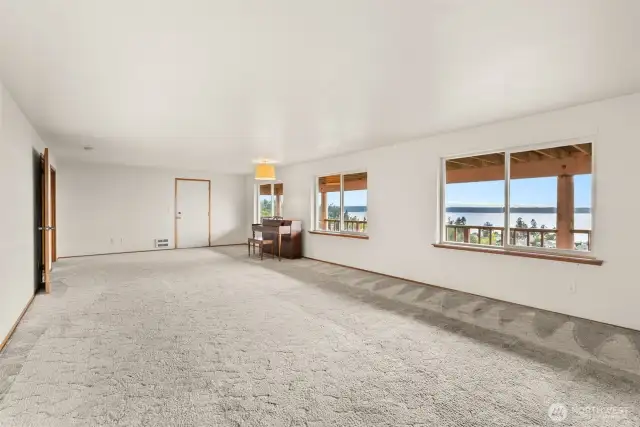 Lower level rec room