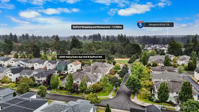 Minutes from shopping, dining, I5 access, and JBLM.