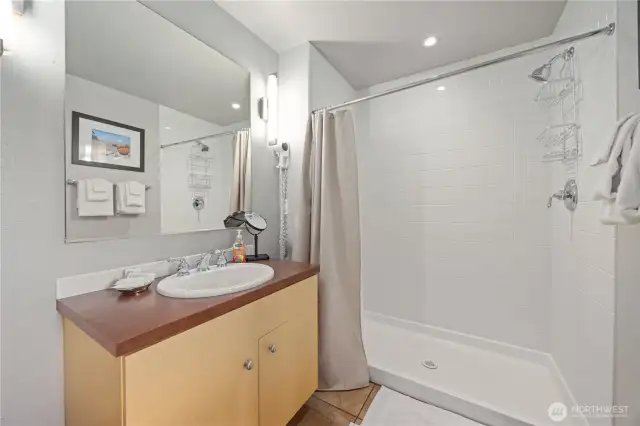 Primary bathroom w/ standup shower