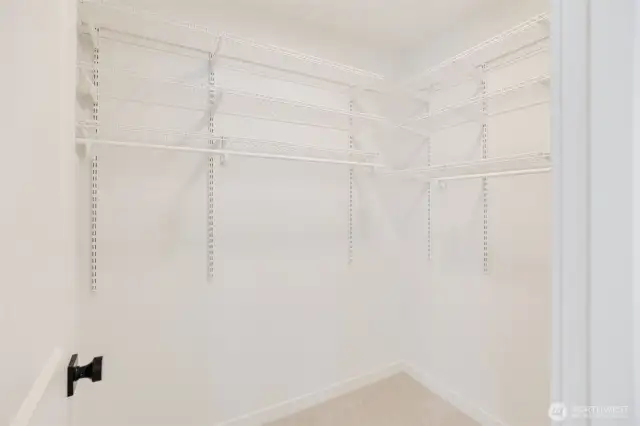 Primary walk-in closet