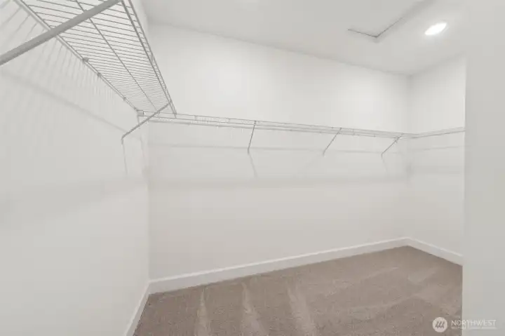1 of 2 Walk-in closets - Actual Home