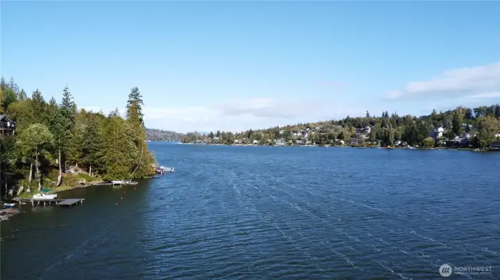 Lake looking North