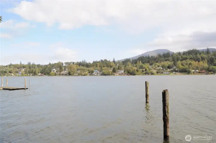 Pilings for future dock