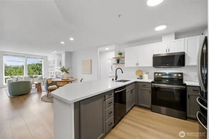 True open concept living with plenty of space to breathe.