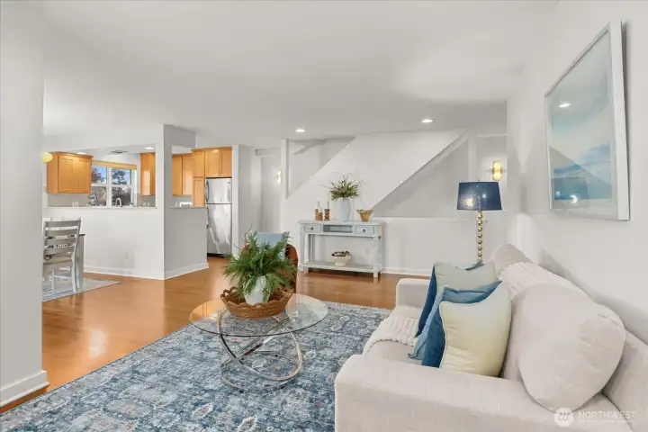 Look at those new gleaming hardwood floors! Beautiful & Quality Brazilian Cherry Hardwoods.