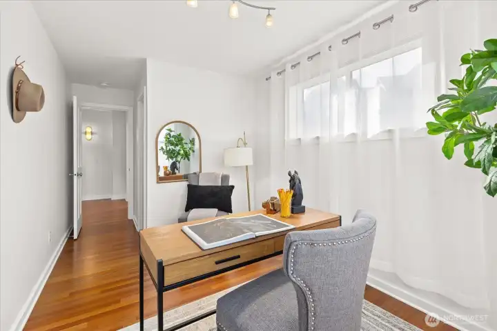 Main Level bedroom with walk-in closet. Bedroom 1 of 4!