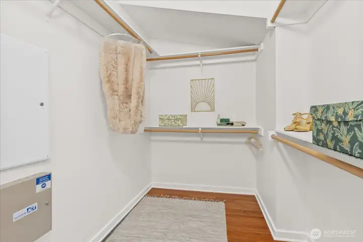 1 of 2 Walk-In Closets of the Primary.