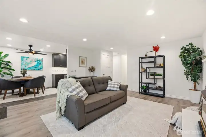 Living Room looking into dining area