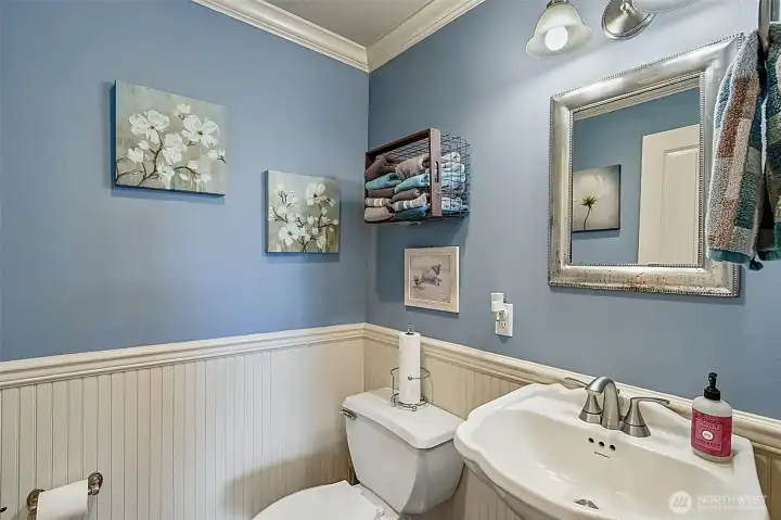 1/2 bath on main floor