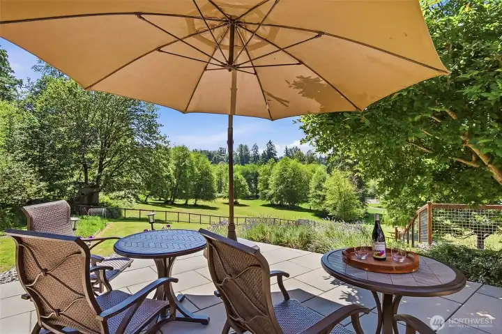 Views from the patio, a great place to entertain, added in 2021