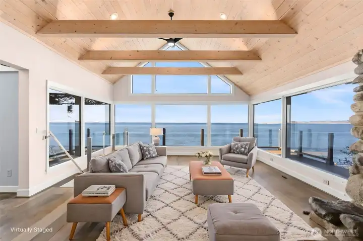 Virtually Staged/Main Living Room