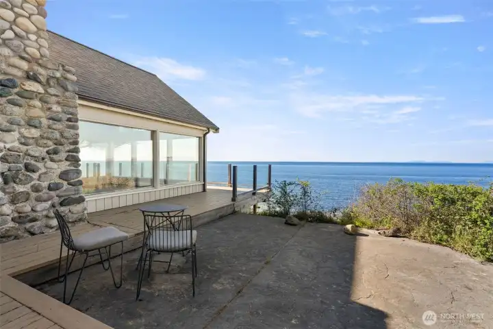 Patio off Sunroom and Living Room