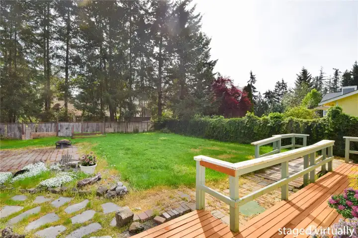 rear yard