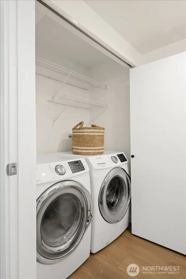 Thoughtfully positioned laundry and utility space on the main floor for added convenience.