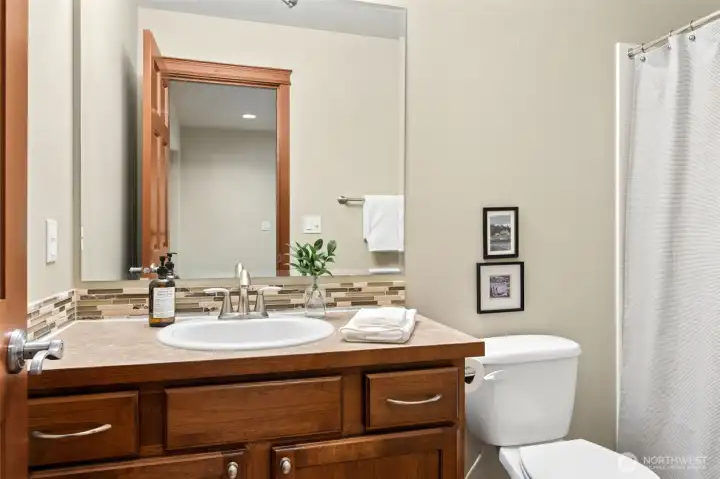 Full Bathroom upstairs is conveniently located