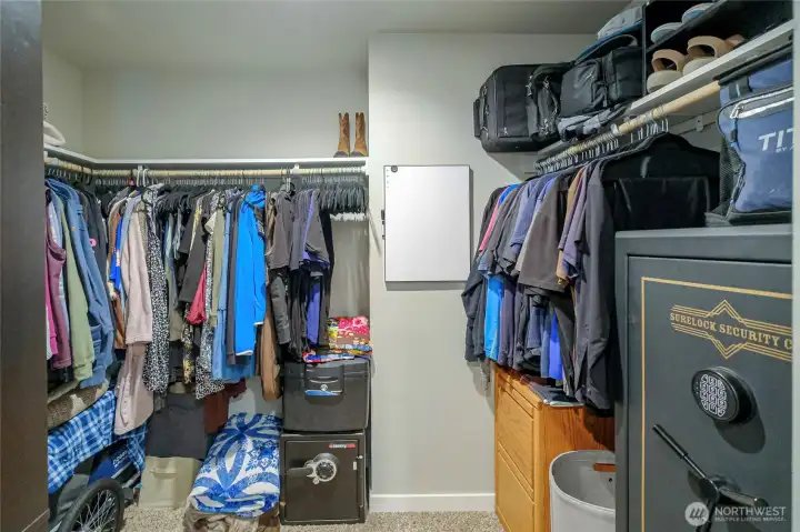 Walk-in Primary Closet Walk-in Primary Closet
