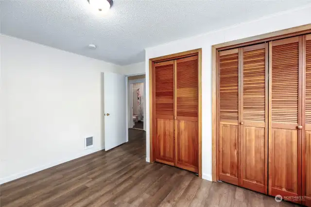 Guest bedroom #2. Extra closet space.