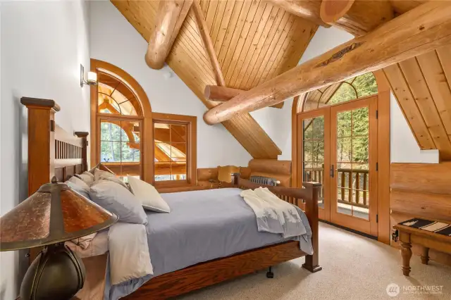 3rd bedroom with private covered balcony.