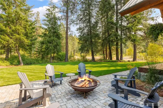 Large patio to enjoy.