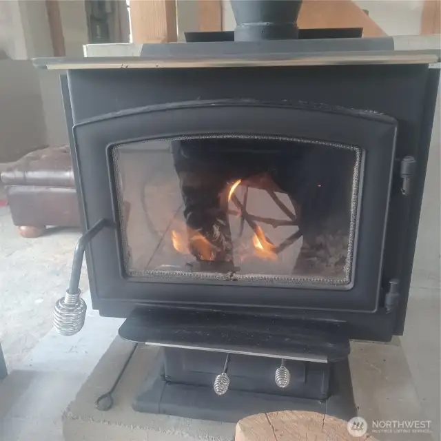 Stand alone stoves work great to heat whole house